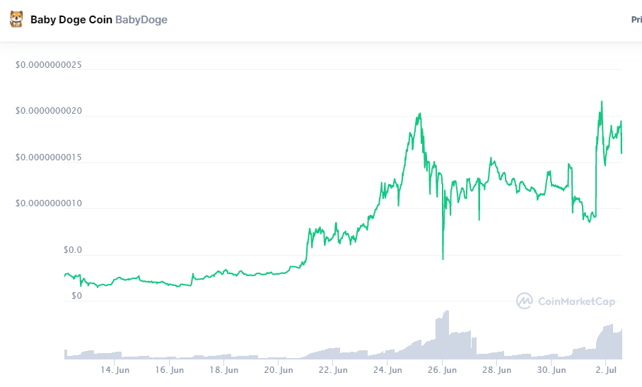 Will Baby Doge Reach $1? to The Moon? Or Not? 