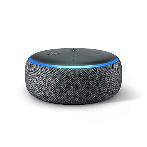 Echo Dot (3rd Gen) - Smart Speaker with Alexa, Anthracite Fabric