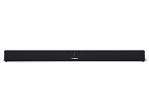 Sharp HT-SB110 - Home theater sound bar (Bluetooth, HDMI, ARC/CEC, Maximum total output power: 90W, remote control, 80 cm) black color
