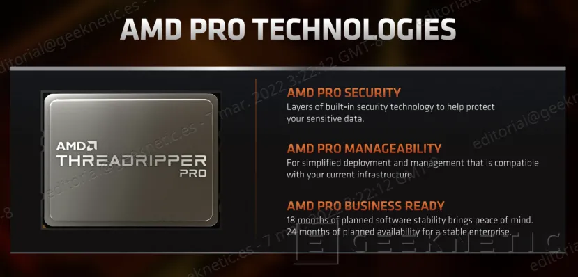 Geeknetic AMD RYZEN THREADRIPPER PRO 5000 WX: Up to 64 Zen 3 Cores with Twice the Performance per Watt2