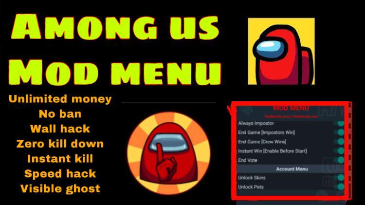 Among Us Hack Mod Menu Apk Always Imposter No Ban All Skin Unlock And More Download Now