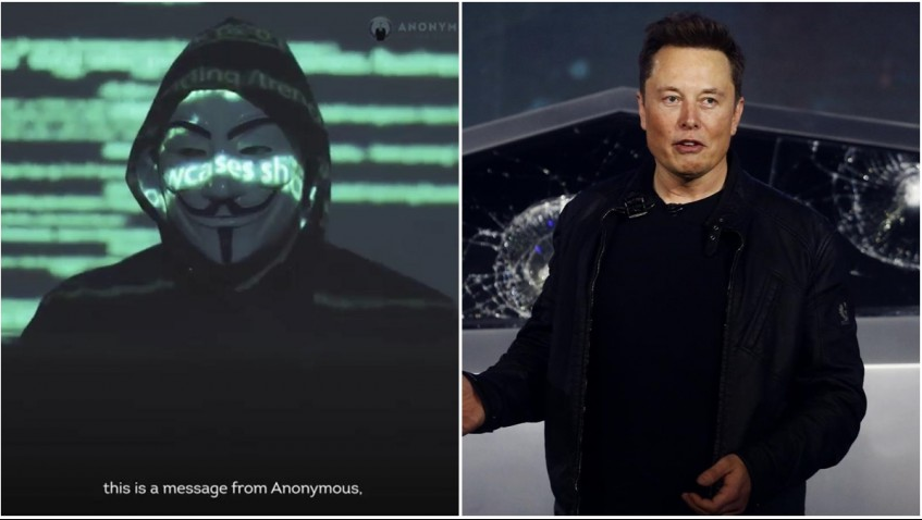 Hacker Group Anonymous Threatens Elon Musk for Manipulation of the Crypto market.