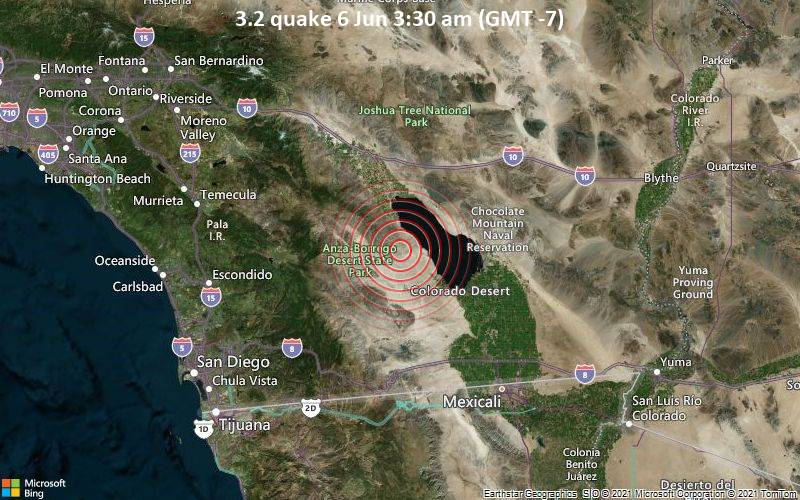 A Magnitude 3.2 Earthquake Hit Near El Segundo California Shortly After 5 Pm On Wednesday According To The US Geological Survey