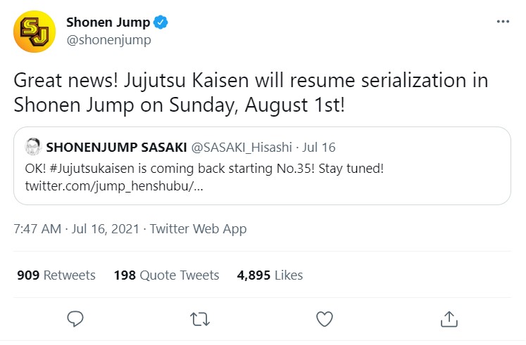 Jujutsu Kaisen Chapter 153 Release Date, Spoiler and Where to Watch