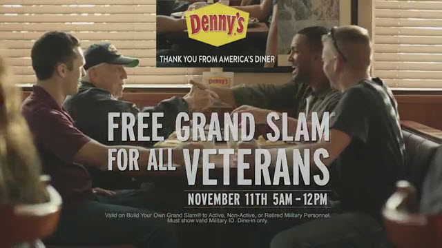 Denny's Setting An Example For Everyone On Veteran's Day