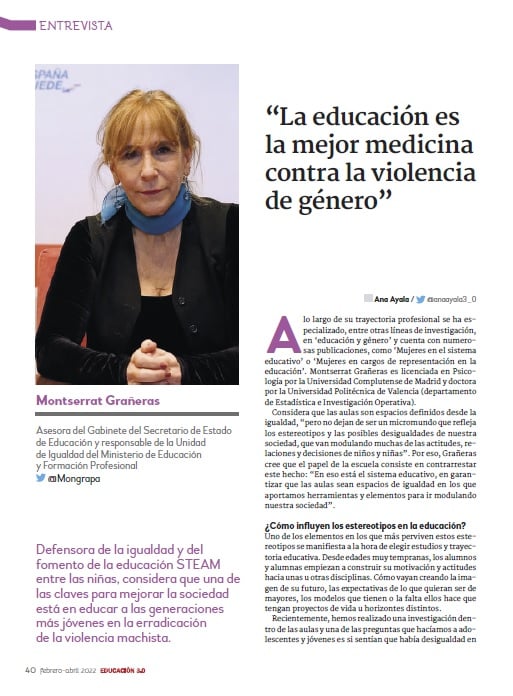 Interview with Montserrat Grañeras