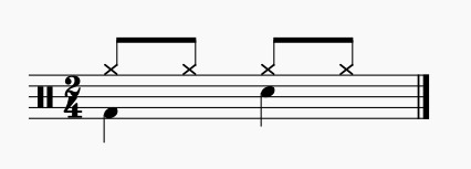 2/4 time signature