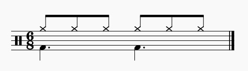 6/8 time signature