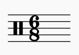 Representation of the 6 by 8 measure