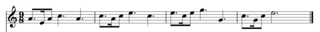 musical motif and variations